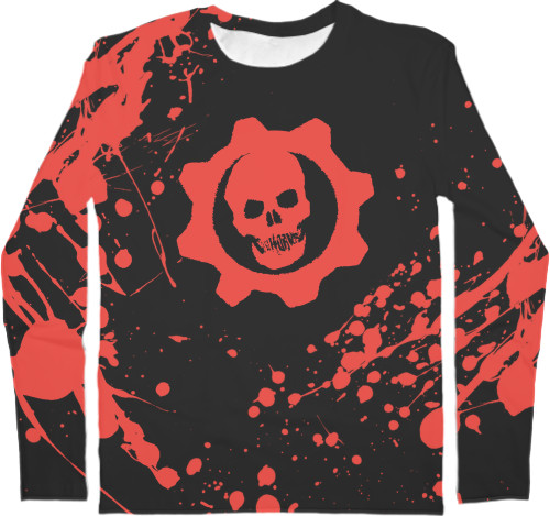 Men's Longsleeve Shirt 3D - Gears of War 21 - Mfest