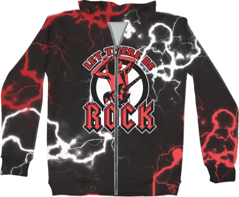 Unisex Zip-through Hoodie 3D - AC/DC 1 - Mfest