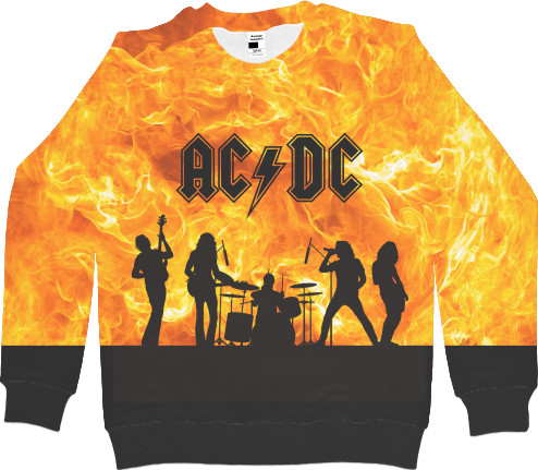 Men's Sweatshirt 3D - AC/DC 2 - Mfest