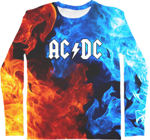 Men's Longsleeve Shirt 3D - AC/DC 3 - Mfest