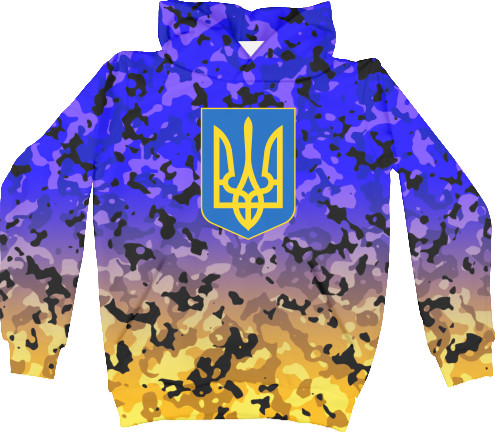 Kids' Hoodie 3D - УКРАИНА [51] - Mfest