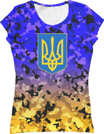 Women's T-Shirt 3D - УКРАИНА [51] - Mfest