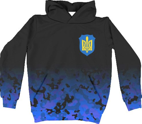 Kids' Hoodie 3D - УКРАИНА [52] - Mfest