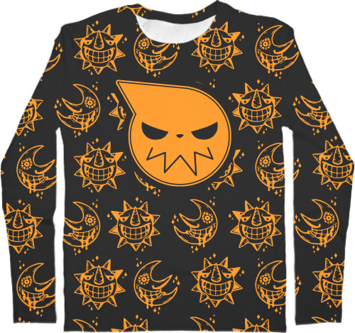 Men's Longsleeve Shirt 3D - Soul Eater 11 - Mfest