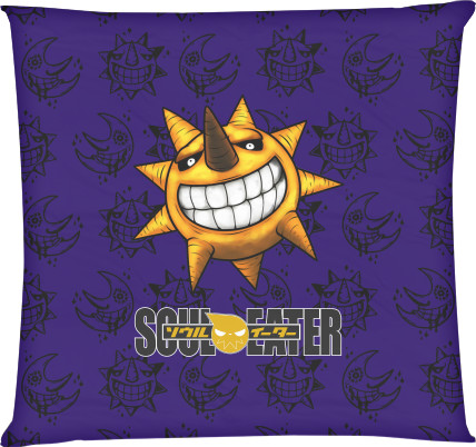 Square Throw Pillow - Soul Eater 10 - Mfest