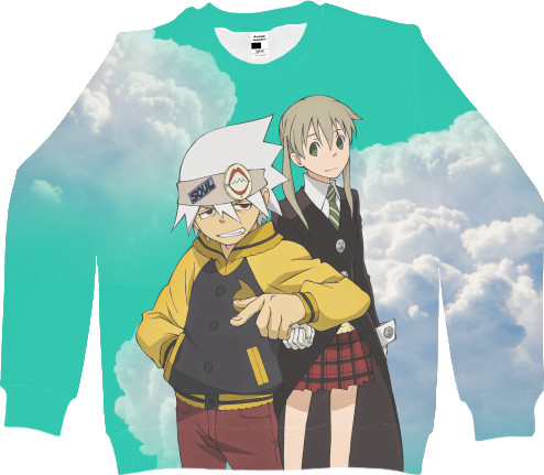 Kids' Sweatshirt 3D - Soul Eater 9 - Mfest