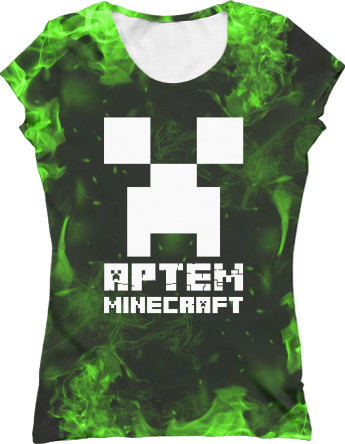 АРТЕМ MINECRAFT (КОЛІР ТА ІМ'Я ЗМІНЮЮТЬСЯ)