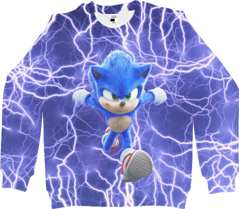 Kids' Sweatshirt 3D - SONIC (lightning 1) - Mfest