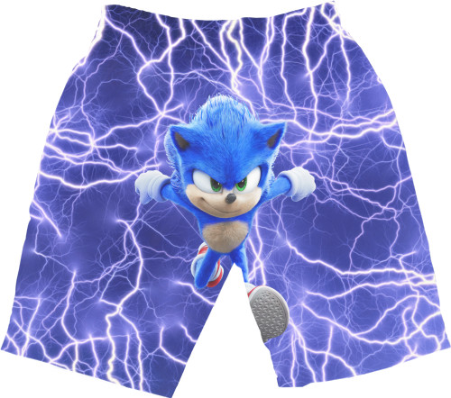 Men's Shorts 3D - SONIC (lightning 1) - Mfest