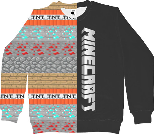 Men's Sweatshirt 3D - Minecraft - Mfest