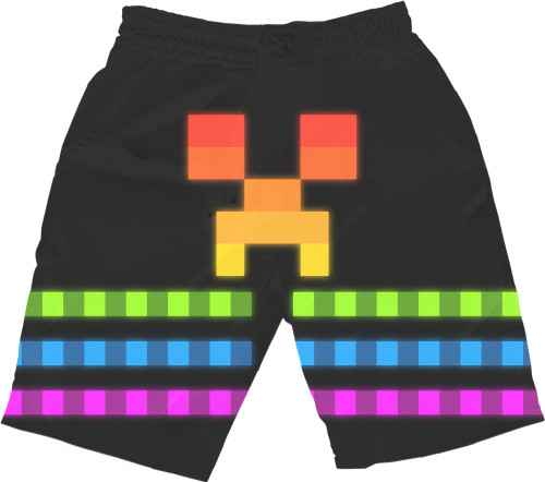 Men's Shorts 3D - Minecraft - Mfest