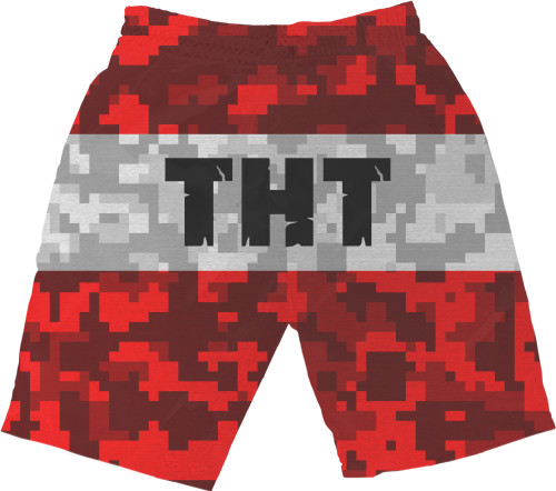 Men's Shorts 3D - Minecraft - Mfest