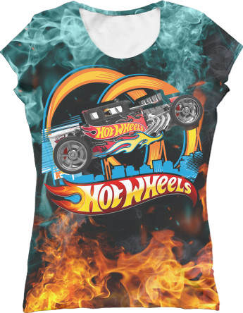 Women's T-Shirt 3D - Hot Wheels [15] - Mfest