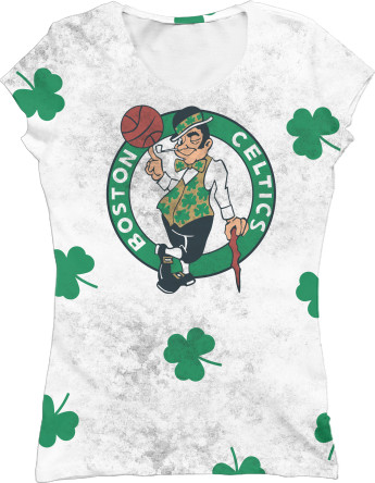 Women's T-Shirt 3D - BOSTON CELTICS (7) - Mfest