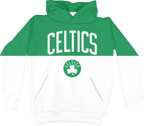 Kids' Hoodie 3D - BOSTON CELTICS (2) - Mfest