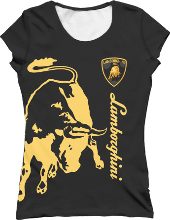 Women's T-Shirt 3D - Lamborghini [16] - Mfest