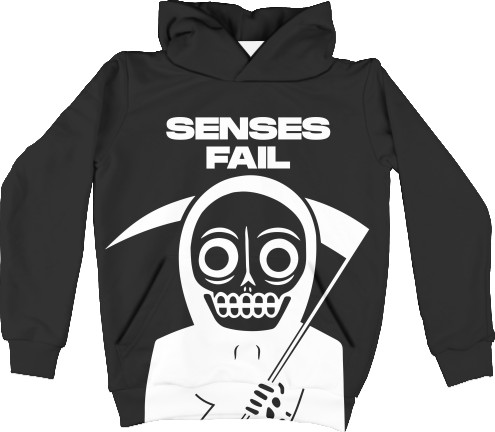 Kids' Hoodie 3D - SENSES FAIL 6 - Mfest