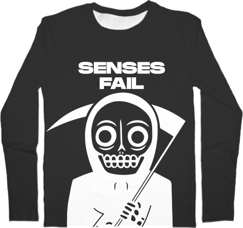 Men's Longsleeve Shirt 3D - SENSES FAIL 6 - Mfest