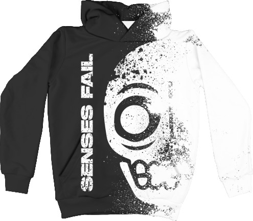 Kids' Hoodie 3D - SENSES FAIL 7 - Mfest