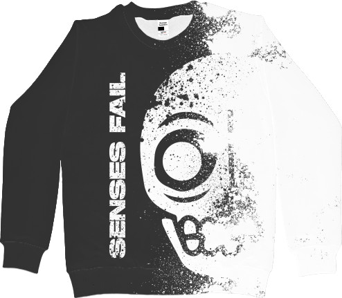 Women's Sweatshirt 3D - SENSES FAIL 7 - Mfest