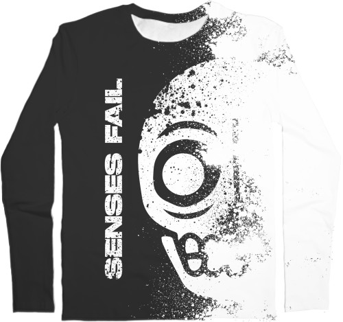 Men's Longsleeve Shirt 3D - SENSES FAIL 7 - Mfest