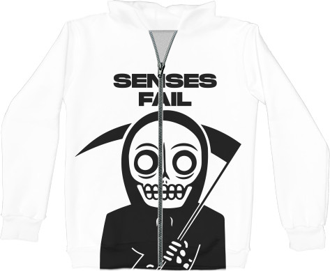 Unisex Zip-through Hoodie 3D - SENSES FAIL 9 - Mfest