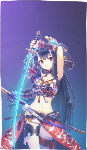 Полотенце 3D - GIRL AND SWORD - Mfest