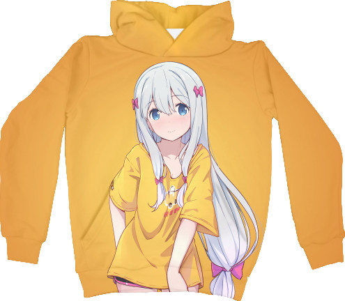 Kids' Hoodie 3D - GIRL (ORANGE) - Mfest