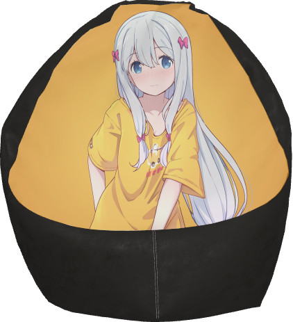 Bean Bag Chair - GIRL (ORANGE) - Mfest