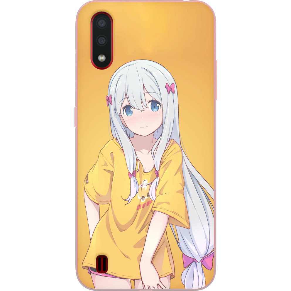 Чехол Samsung - GIRL (ORANGE) - Mfest