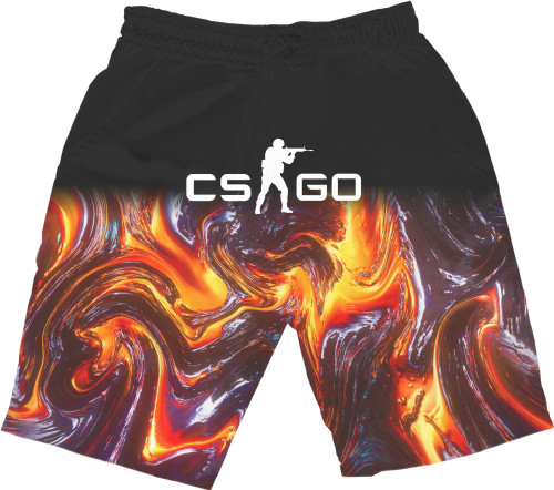 Counter-Strike: Global Offensive - Men's Shorts 3D - CS GO: Сплав - Mfest