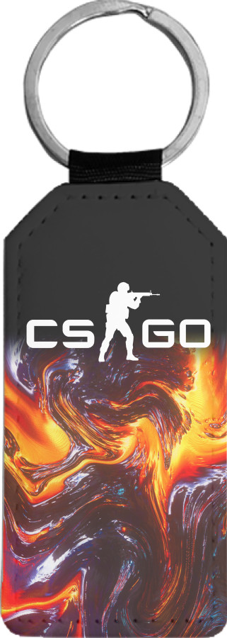 Counter-Strike: Global Offensive - Rectangular Keychain - CS GO: Сплав - Mfest