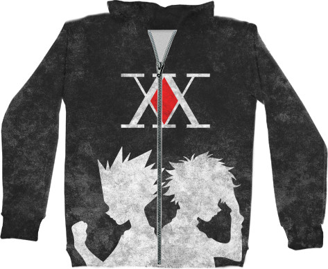 Unisex Zip-through Hoodie 3D - Hunter × Hunter [3] - Mfest