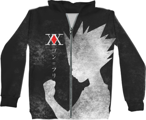 Unisex Zip-through Hoodie 3D - Hunter × Hunter [4] - Mfest