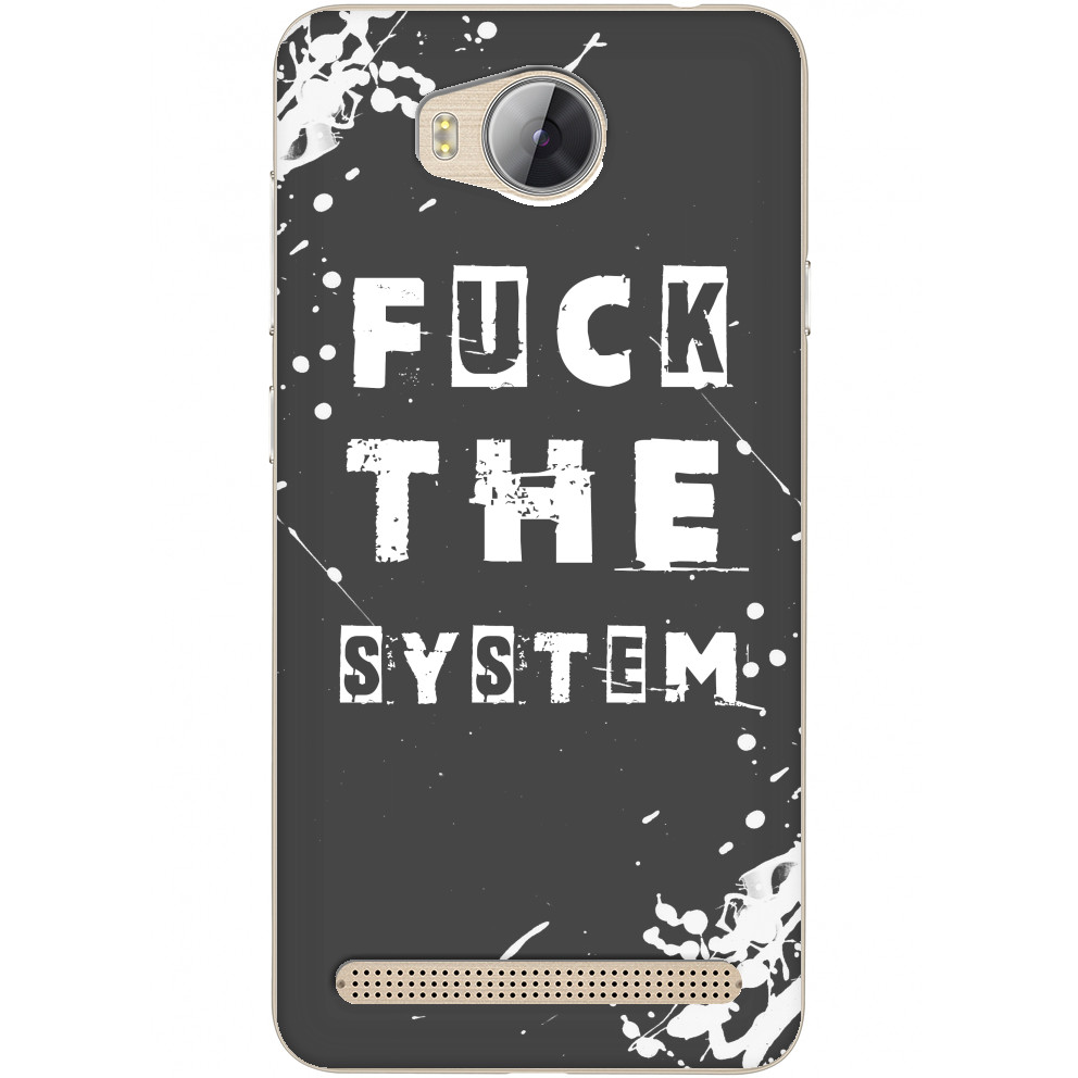 Чехол Huawei - FUCK the system &#40;НАХ"Й СИСТЕМУ&#41; - Mfest