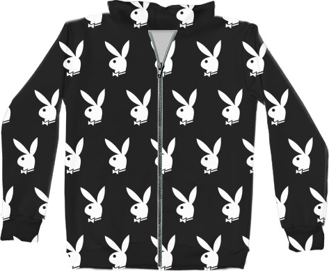 Unisex Zip-through Hoodie 3D - PLAYBOY 4 - Mfest