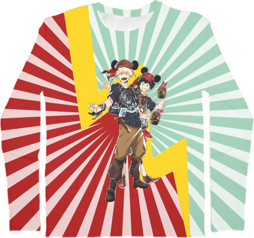 Men's Longsleeve Shirt 3D - My Hero Academia 09 - Mfest