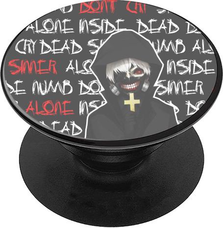 PopSocket Підставка для Телефону - TOKYO GHOUL [BLACK] - Mfest