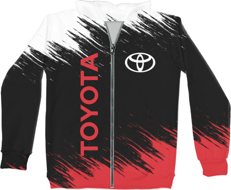 Unisex Zip-through Hoodie 3D - Toyota [6] - Mfest