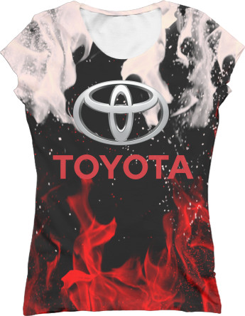 Women's T-Shirt 3D - Toyota [4] - Mfest