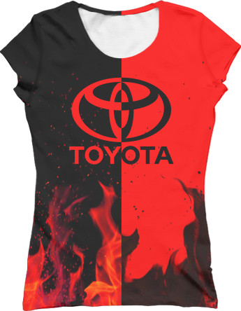 Women's T-Shirt 3D - Toyota [2] - Mfest