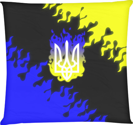 Square Throw Pillow - УКРАИНА [40] - Mfest