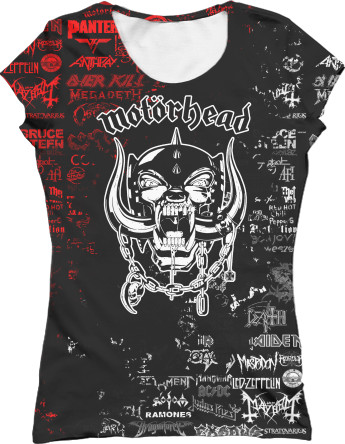 Women's T-Shirt 3D - Motörhead 5 - Mfest