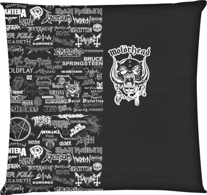 Square Throw Pillow - Motörhead 4 - Mfest