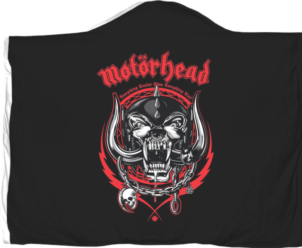 Плед с капюшоном 3D - Motörhead 2 - Mfest