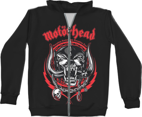 Unisex Zip-through Hoodie 3D - Motörhead 2 - Mfest