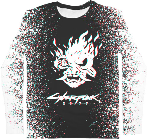 Kids' Longsleeve Shirt 3D - CYBERPUNK 2077 (16) - Mfest