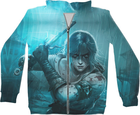 Unisex Zip-through Hoodie 3D - THE WITCHER [28] - Mfest