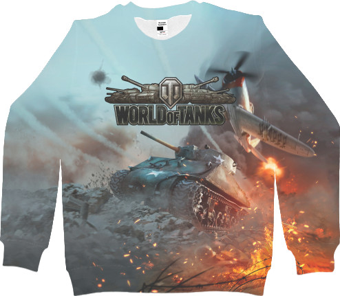 Свитшот 3D Женский - World of Tanks [5] - Mfest