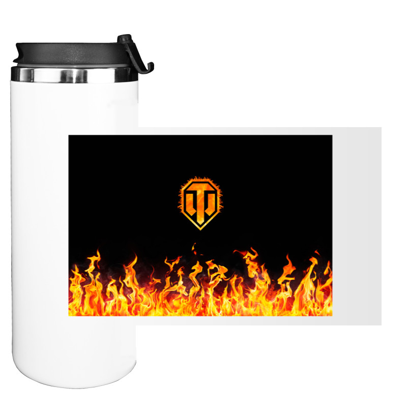 Water Bottle on Tumbler - World of Tanks [4] - Mfest